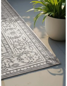 Dywan odpowiedni na zewnątrz w szaro-śmietankowym kolorze 120x170 cm Duet Kona – NORTHRUGS