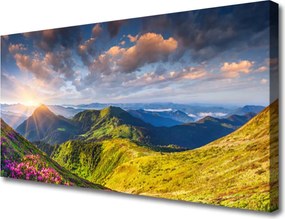 Obraz canvas na ścianę Słoneczna Hala pod Szczytami