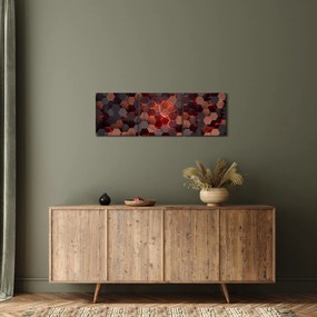 Obraz - Futurystyczna abstrakcja (z zegarem) (90x30 cm)