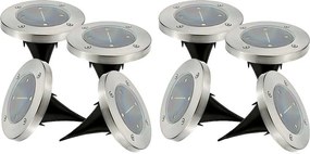 Okrągła lampa słoneczna 8 DECKY D12CM