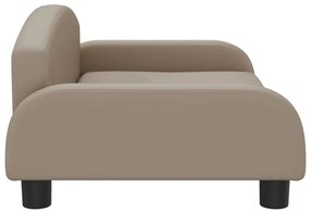 2-osobowa sofa dziecięca cappuccino - Hreida 4X