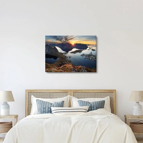 Obraz - Krajobraz górski, Norwegia (70x50 cm)