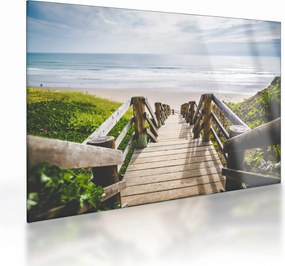Obraz na szkle - Wejście na plażę (70x50 cm)