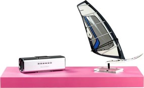 Półka ścienna STILISTA Volato różowa, 90 cm