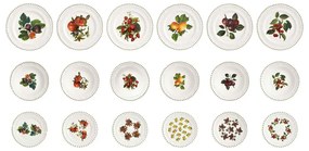 18-częściowy komplet porcelanowych talerzy Brandani Le Primizie
