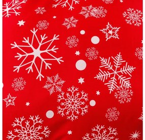 PrzytulneMieszkanie.pl PrzytulneMieszkanie.pl Flanelowa pościel z mikrofibry SNOWFALL czerwona Rozmiar pościeli: 70 x 90 cm | 140 x 200 cm