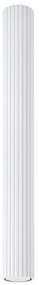 Plafon KARBON 60 biały ryflowany SOLLUX  LIGHTING