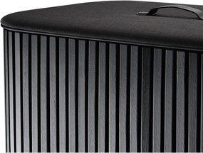 Czarny bambusowy kosz na pranie 3x30 l Tota Trio Luxe – Joseph Joseph