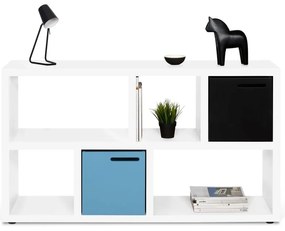 Biały regał 150x83 cm Berlin – TemaHome