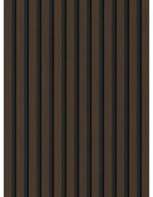 Mexen Lam-F lamele ścienne akustyczne 275 x 30 cm, filc 8 mm, fornir techniczny, Orzech Palisandrowy - S105-275307-3015-021