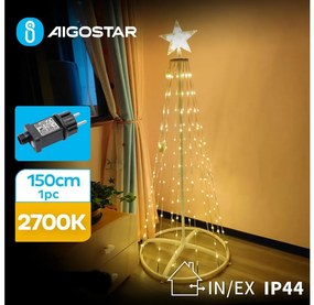 Aigostar-LED Zewnętrzna dekoracja bożonarodzeniowa LED/3,6W/31/230V 2700K 150cm IP44