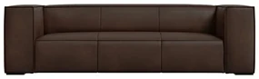 Ciemnobrązowa skórzana sofa 227 cm Madame – Windsor &amp; Co Sofas