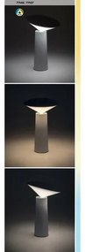 Rabalux 77146 Funkcjonalna lampa stołowa LEDPoperro, 3W, IP20, biała
