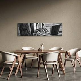 Obraz - Łódź na uwięzi (170x50 cm)