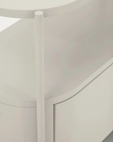 Biała szafka pod umywalkę 90x81 cm Arely – Kave Home