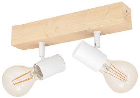 Lampa sufitowa w biało-naturalnym kolorze 5x30 cm TOWNSHEND 3 – EGLO