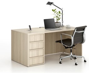 Biurko FRAME, 160x80 cm, dąb naturalny