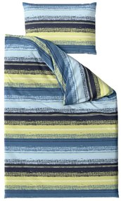 PrzytulneMieszkanie.pl PrzytulneMieszkanie.pl Pościel z mikrofibry BLUE STRIPES niebieskie Rozmiar pościeli: 2 szt 70 x 90 cm | 200 x 220 cm