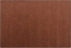 Dywan 100% wełna tkany ręcznie - 200 x 290 - Terracotta - 1800g/m² - SELINA