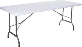 Składany stół cateringowy bankietowy Party 180 cm, biały