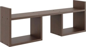 Minimalistyczna półka ścienna w kolorze wenge T1-M27