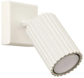 Kremowa lampa punktowa 8x16 cm Gleam – Sollux