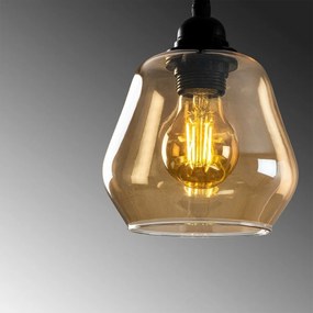 Lampa wisząca Gold - 030, złota-czarna