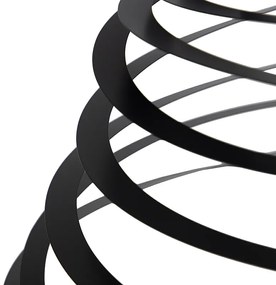 Klosz lampy stalowy czarny 50 cm - Spiral