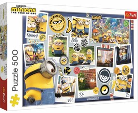 Trefl Puzzle Minionki Szalona kolekcja zdjęć, 500elementów