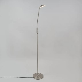 Nowoczesna lampa podłogowa ze stali z wbudowanym LED - Eva Nowoczesny Oswietlenie wewnetrzne