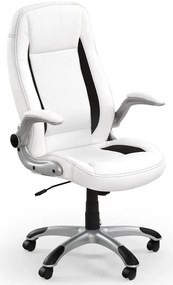 Biały biurowy fotel obrotowy D3-S79