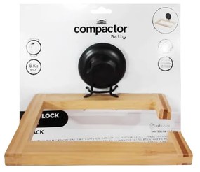 Bambusowy samoprzyczepny uchwyt na papier toaletowy Compactor Bestlock SPA