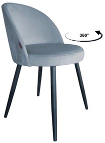 Krzesło TRIX tkanina Welur noga metalowa