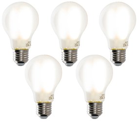 Zestaw 5 inteligentnych żarówek LED E27 A60 matowe 7W 806lm 1800-4000K