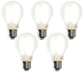 Zestaw 5 Lampa LED Smart E27 ściemnialna w Kelvinze A60 matowa 7W 806 lm 1800-4000K