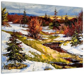 Obraz - Nadejście wiosny (70x50 cm)
