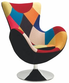 Fotel BUTTERFLY wielobarwny HALMAR