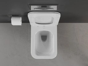 Mexen Cube miska wc Rimless z deską wolnoopadającą slim, duroplast, biała połysk - 30924000