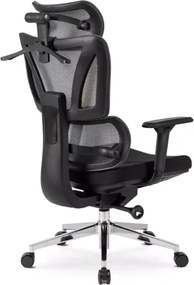 Ergonomiczny fotel biurkowy Trus z regulowanym zagłówkiem i wysuwanym podnóżkiem – idealne połączenie komfortu i funkcjonalności