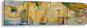 Obraz - Auguste Renoir, Sea and Cliffs, reprodukcje (170x50 cm)