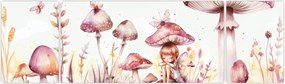Obraz - Różowa wróżka (170x50 cm)