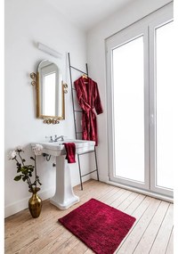 Bordowy szlafrok z mikropluszu w rozmiarze L/XL Cosy – Tiseco Home Studio