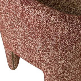 Tapicerowane krzesło biurowe w kolorze terakoty Cordo – WOOOD