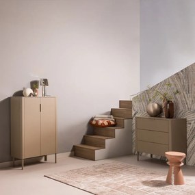 Metalowy stolik ø 30 cm Fedde – WOOOD