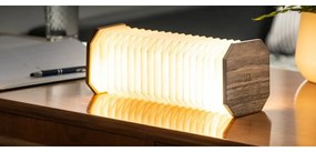 Brązowa lampa stołowa LED ze ściemniaczem (wysokość 3,5 cm) Accordion – Gingko