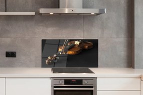 Panel szklany do Kuchni Elegancja Klasycznych Skrzypiec
