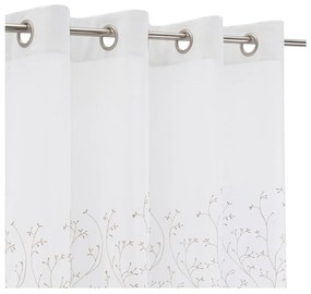 Biało-beżowa firanka 140x260 cm Grow – Casa Selección