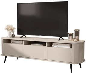 Kaszmirowa stojąca szafka RTV z półkami L9-G81