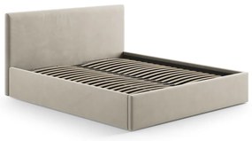 Beżowy tapicerowany zagłówek 170,5x100 cm Remo – Micadoni