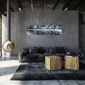 Obraz - Zamarznięty krajobraz (170x50 cm)